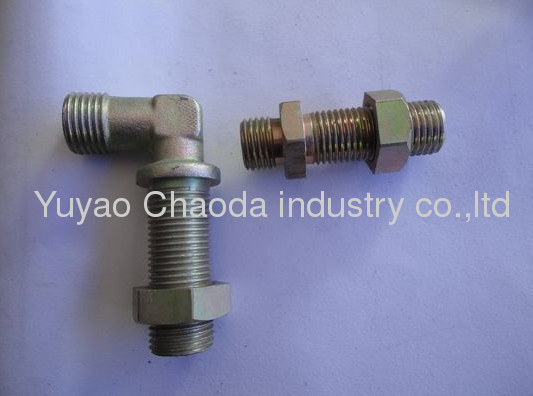  NPT MALE OF METRIC THREAD BITE TYPE TUBE FITTINGS 