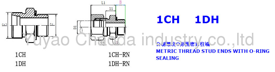 METRIC THREAD STUD ENDS ISO 6149