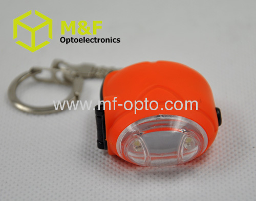 Animal keychain light mini dynamo with keyring