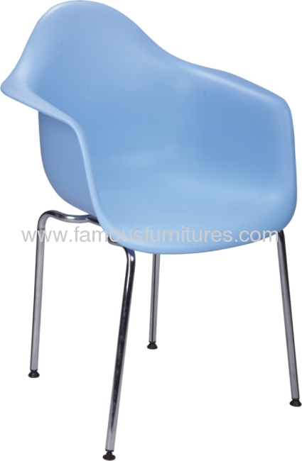 PP seat Steel Base Eames DAR Chair Eames armchair-4 leg base