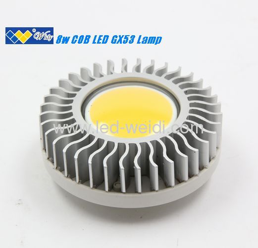 DIM 4000K COB 8W GX53 LED DOWNLIGHTS CABINET LAMP 110V/220V