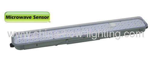 Microwave Sensor LED Tri-proof Light IP65 SMD Chips Fluoresent Lamp 