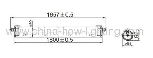 Normal Mode LED Fluoresent Lamp LED Tri-proof Light Acrylic and Nylon Material 