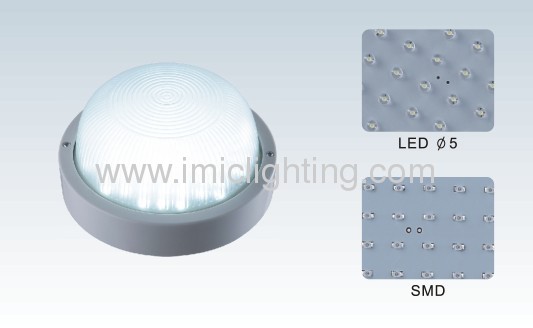 4W small round plastic LED Bulkhead Light 