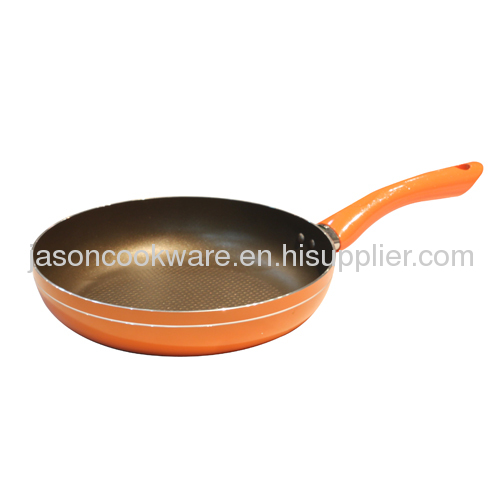 Yellow press iron fry pan