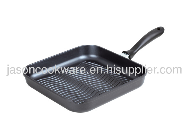 Aluminum non-stick grill pan 