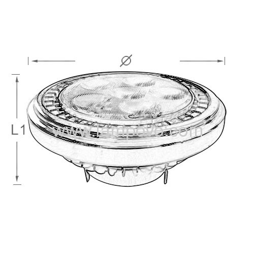 6*2W LED spotlight AR111