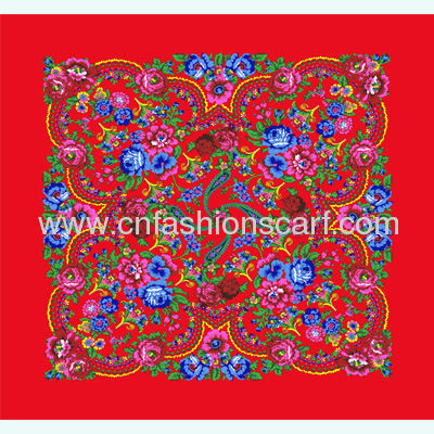Fashion Red Acrylic Scarf New Design for 2013