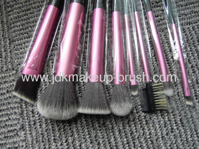 Synthetic Hair Professional Makeup Brush Set with Long Handle 
