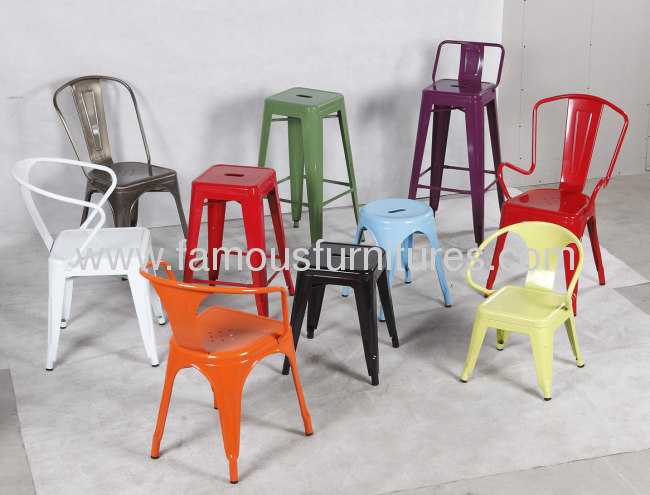 45cm Tolix/Xavier Pauchard Metal stools