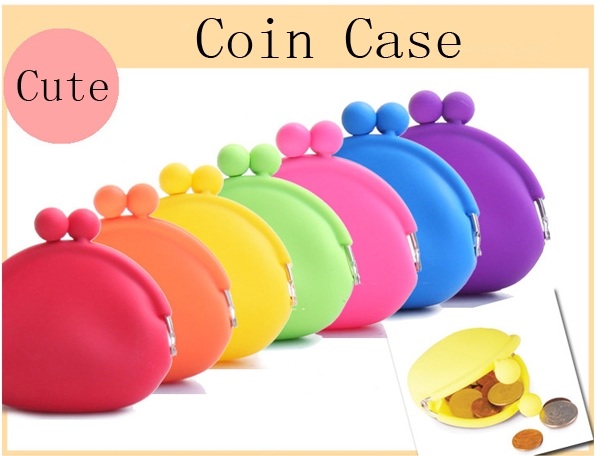 Fashion silicon coin bank purse