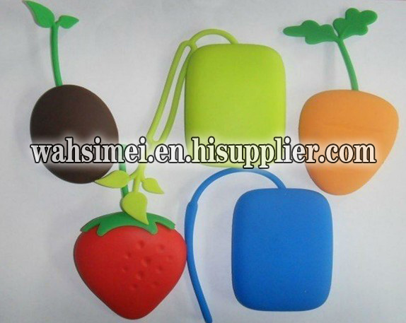 cute candy colors silicone coin bank bag for stylish lady