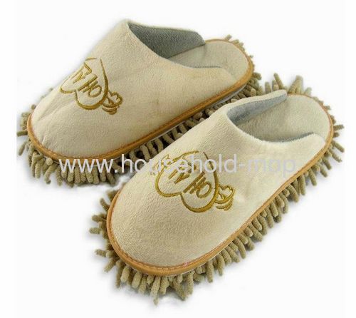 Super Soft Floor Cleaning Chenille Microfiber bedroom slippers