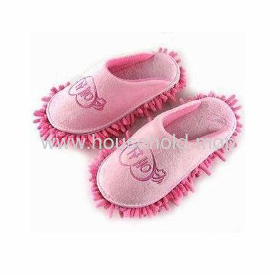 Super Soft Floor Cleaning Chenille Microfiber bedroom slippers