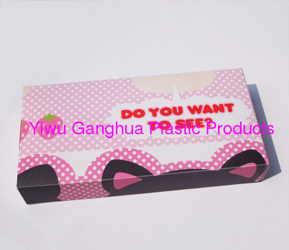 Lovely PVC storage box untransparent box 