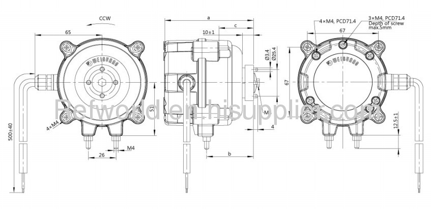 Electronically Commutated Motor RW-7108