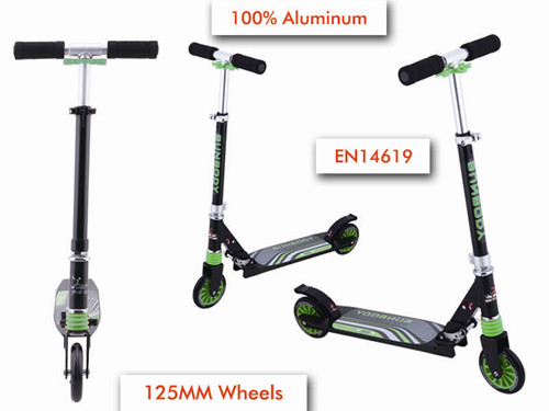 2013 hot sale foldable adult kick foot scooter with two wheels
