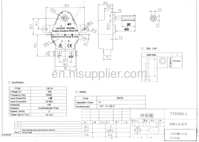 4w 1-2rpm 1500v/min cw 120v 220v 60k synchronous motor