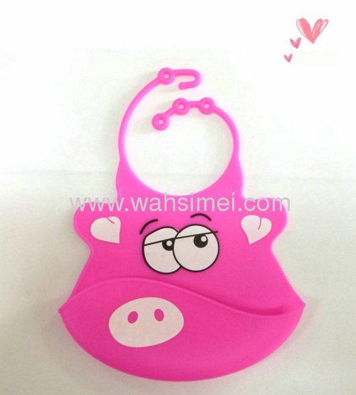 A large of newest waterproof silicone baby bibs for wholesale