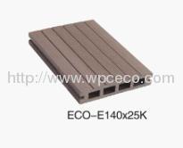 Wood-Plastic Composite Flooring outdoor WPC Hollow Decking