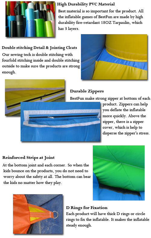 2013 New Trampoline Madagascar Inflatable Playground