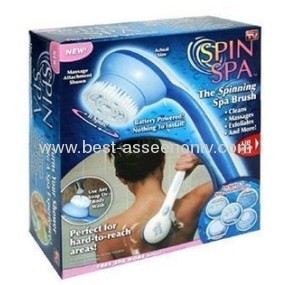 SPINSPA SHOWER BRUSH/ CLEANING SPIN BRUSH AS SEEN ON TV