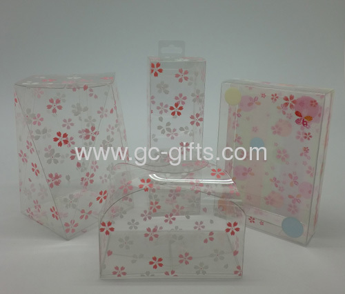 Colorful square plastic packaging boxes