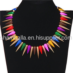 Fashion 2013 Ladies Costume Jewelry Ladies Necklace in Crystal Chunky Chain Wholesale