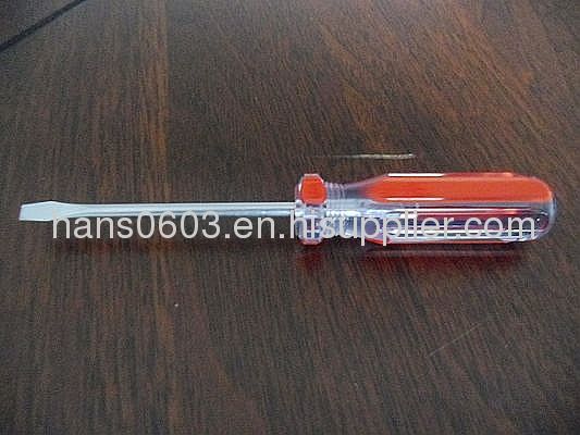 1/8*4Slot Acetate handle screwdriver