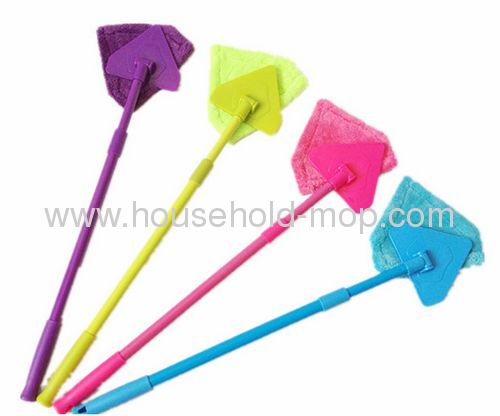 triangle microfiber mini duster with iron expandable handle