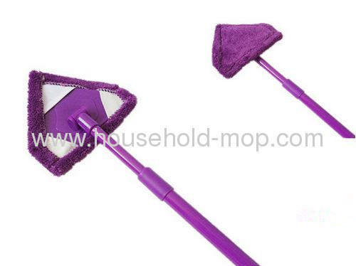 triangle microfiber mini duster with iron expandable handle