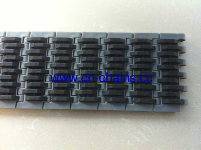 rubber top modular conveyor chains (RW-QNB rubber top)