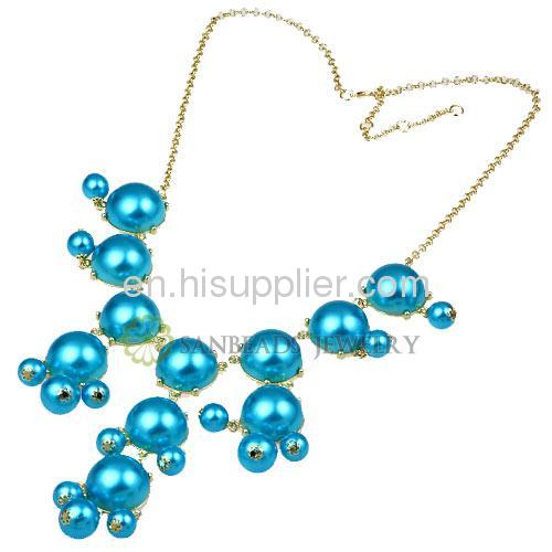 Wholesale J CREW Fake Pearl Bib Necklace