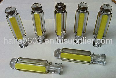 Yellow color strip acetate handles