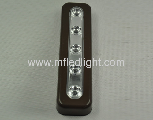 5LED battery operated magic cube led push button light