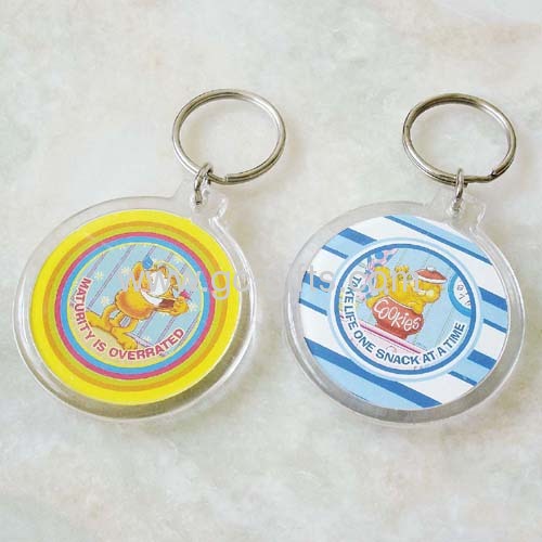 Cheap acrylic photo frame key chains