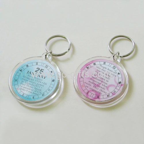 Cheap promotional plastic key chains