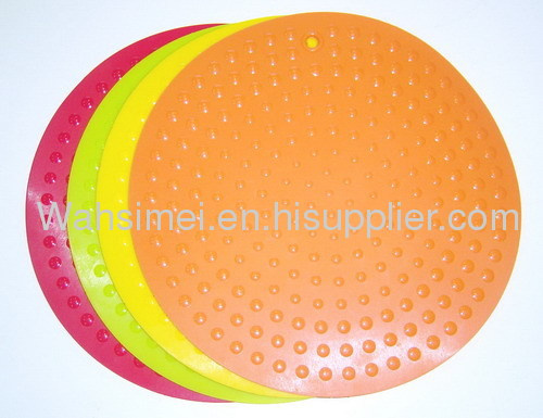 Round shape heat resistant silicone mats