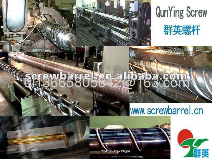 NO.1 extruder screw and barrel for extruder machine