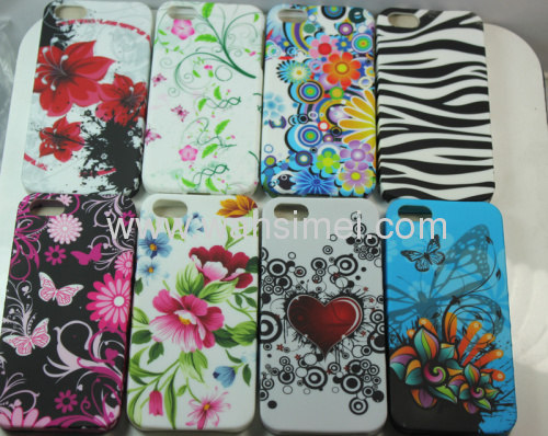 Cute and beautiful silicone iphone5 case for young woman