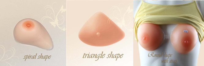 CE and ROHS approved silicone breast prosthesis