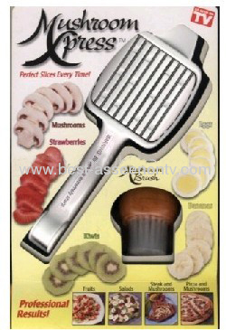 Hot sell Food Press With Brush/mushroom express as seen on tv