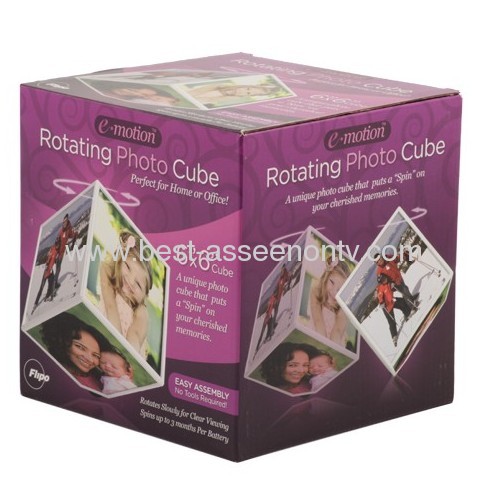 Revolving Photo Frame/Revolving Magic Cube Photo Frame/Revolve Photo Frame