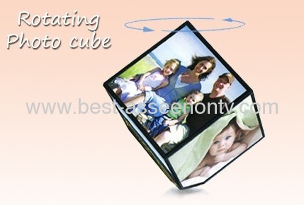 Revolving Photo Frame/Revolving Magic Cube Photo Frame/Revolve Photo Frame