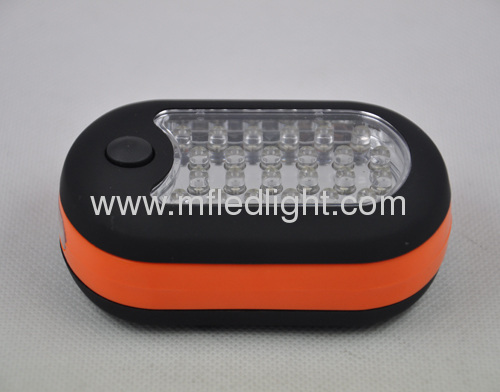 Ningbo 24+3 LED handy battery powered led work light magnetic