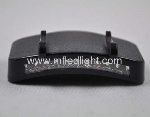 High quality 10 LED hat clip-on led cap light 