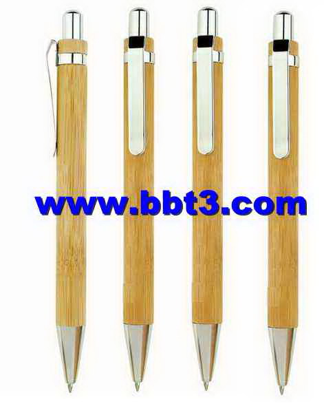 Hot selling promotional bamboo eco ballpen