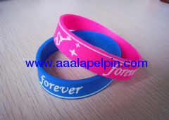 Adjustable imprinted Silicone Wristbands
