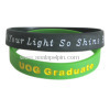 Debosse Or Embossed Silicone wristbands 