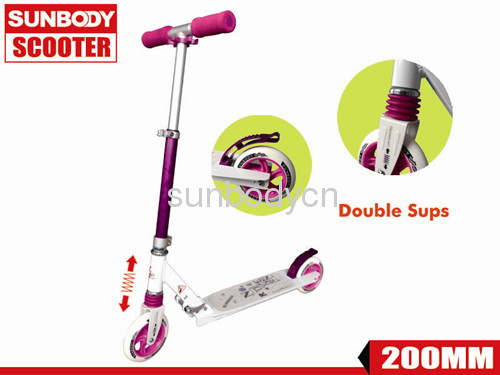 Hot sales front Suspensions 125mm PU wheel EN14619 Pro children Scooter for good quality 